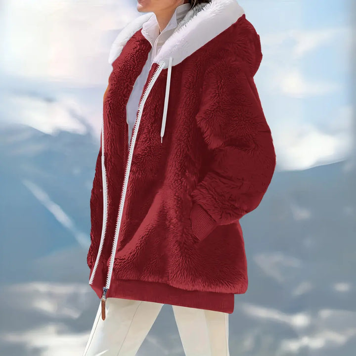 Arctic Bliss Faux Fur Hoodie Jasmine's Boutique Australia