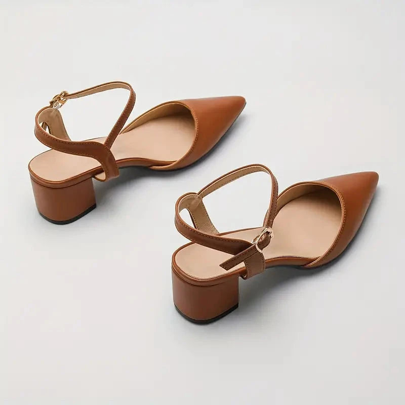 Zoe Block Heels  Liora Lane Boutique