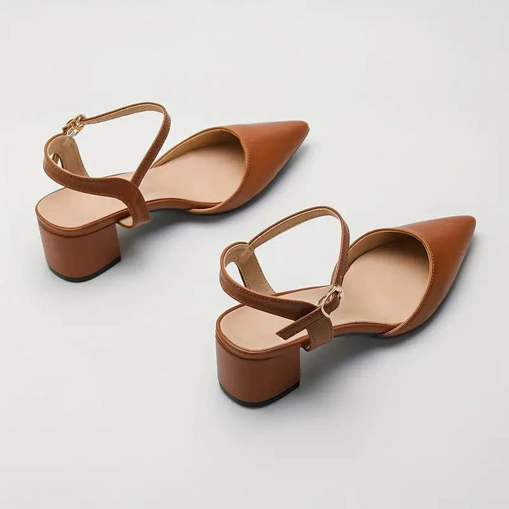 Zoe Block Heels  Liora Lane Boutique