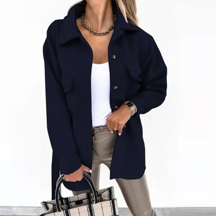 Midnight Chic Overshirt Jacket Jasmine's Boutique Australia