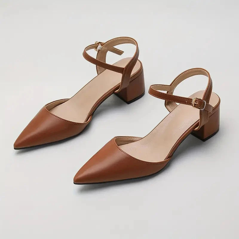 Zoe Block Heels  Liora Lane Boutique