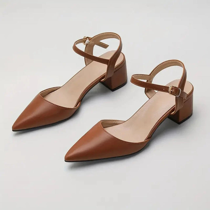 Zoe Block Heels  Liora Lane Boutique