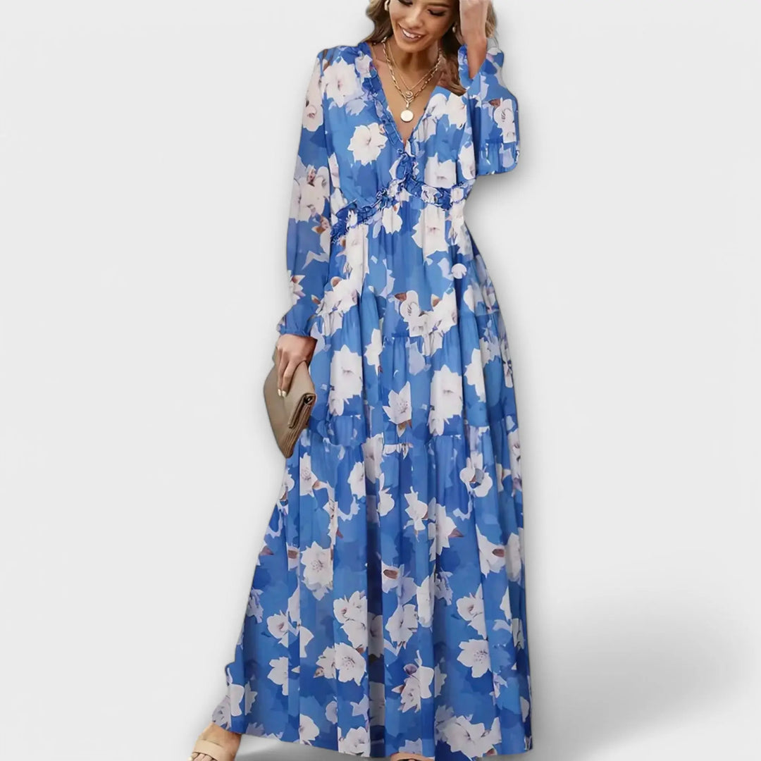 Maxi Dress with Flowers Jasmine's Boutique Australia