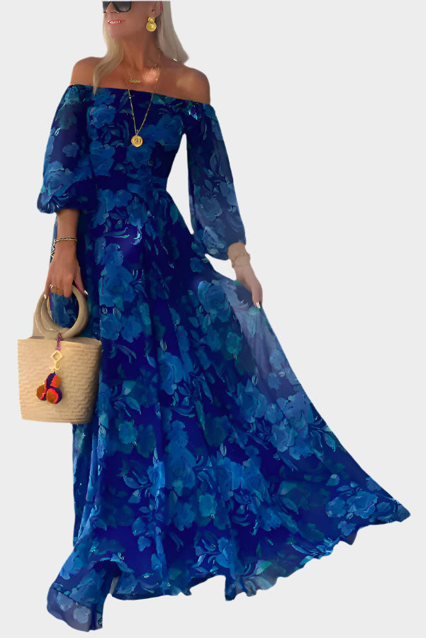 Airy Long Dress without Shoulders Jasmine's Boutique Australia