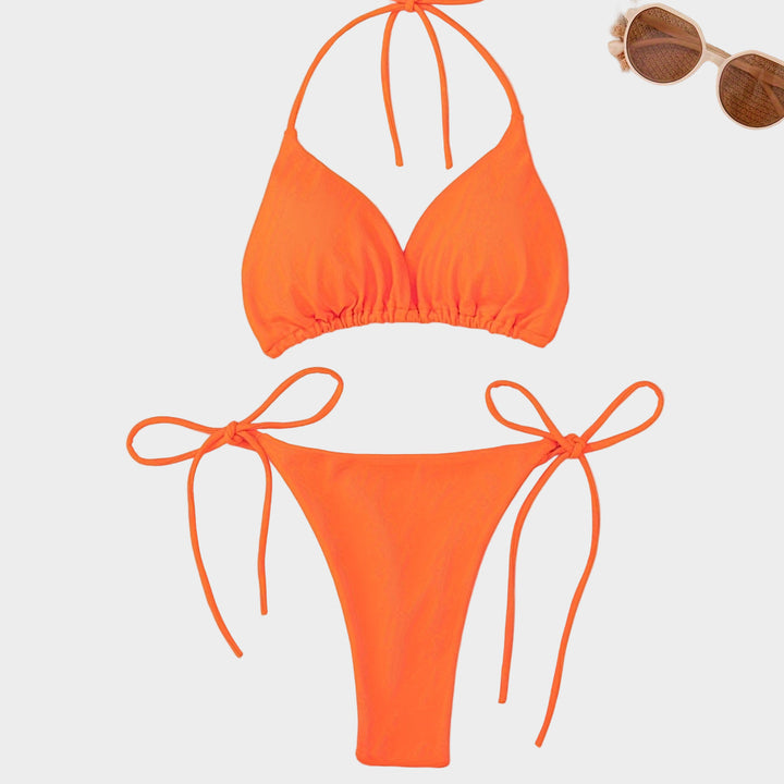 Halter Bikini with V Slip Jasmine's Boutique Australia