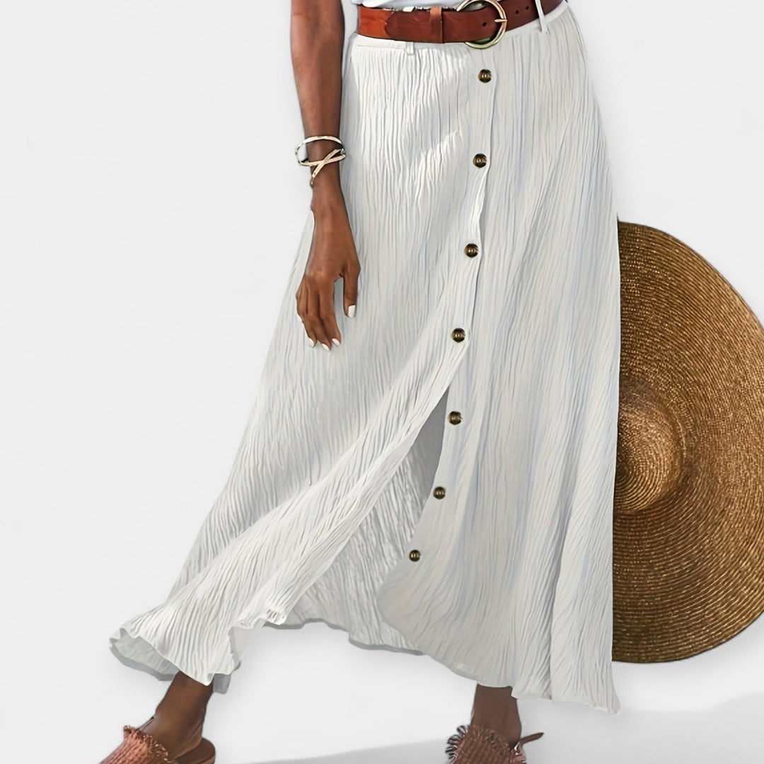 Button-Front Maxi Skirt Jasmine's Boutique Australia