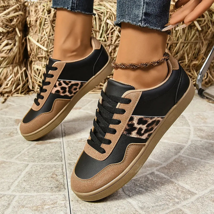 Urban Leopard Accent Sneakers Jasmine's Boutique Australia