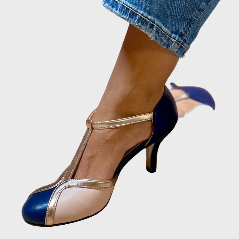 midnight blush t-strap heels Jasmine's Boutique Australia