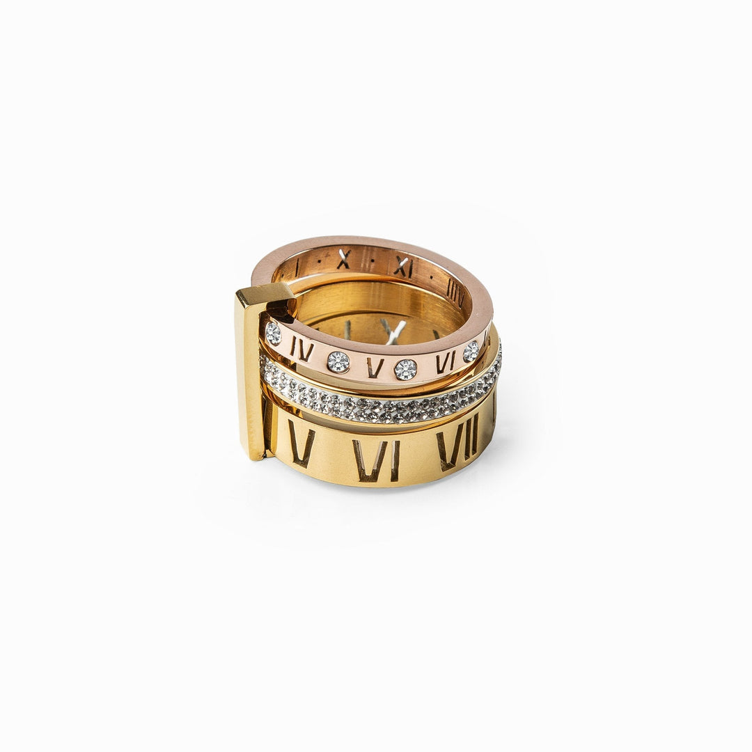 Triple Sparkling Ring Jasmine's Boutique Australia