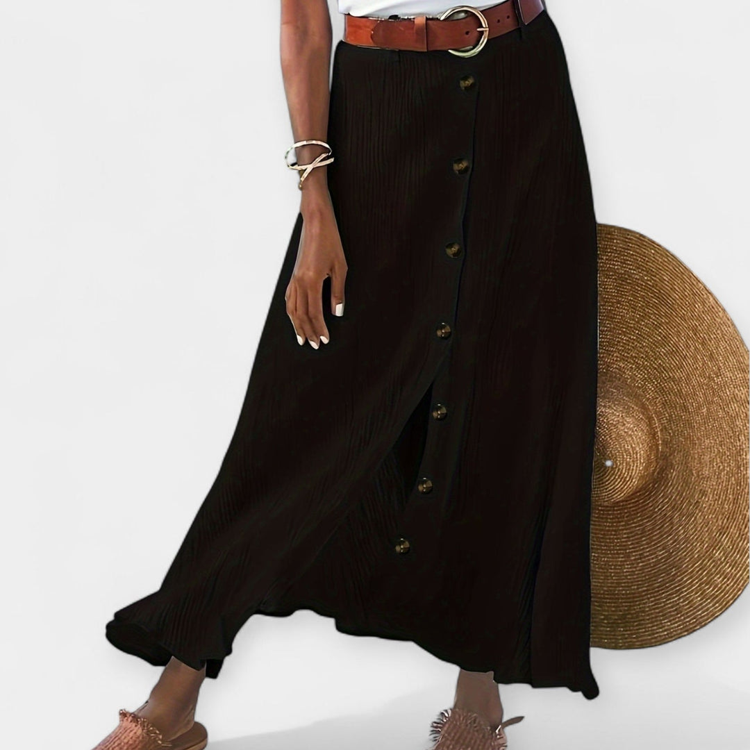 Button-Front Maxi Skirt Jasmine's Boutique Australia