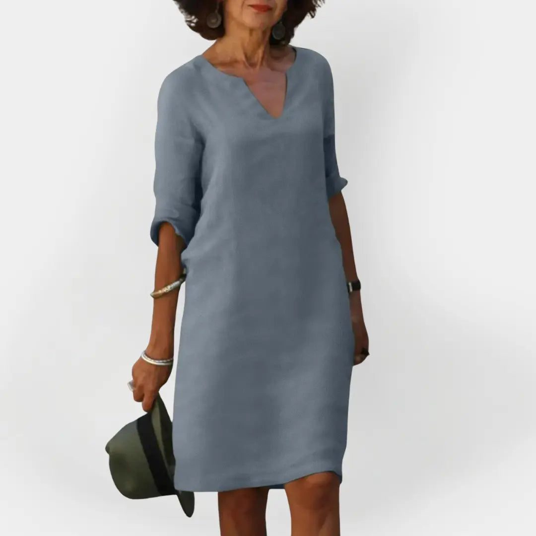 Everyday Dress with V Neckline Jasmine's Boutique Australia
