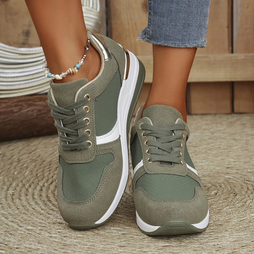 Metallic Accent Sneakers Jasmine's Boutique Australia