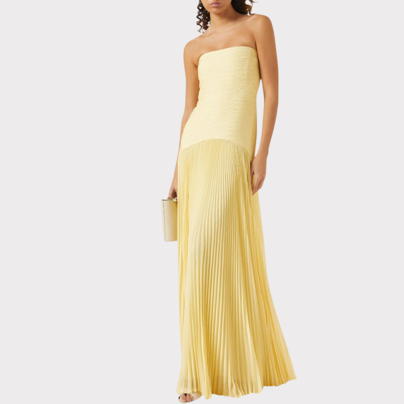 Deia | Flared Sleeve Mesh Maxi Dress Liora Lane Boutique
