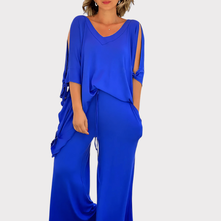 Cecilia | Two-Piece Set with Off-Shoulder Detail Liora Lane Boutique
