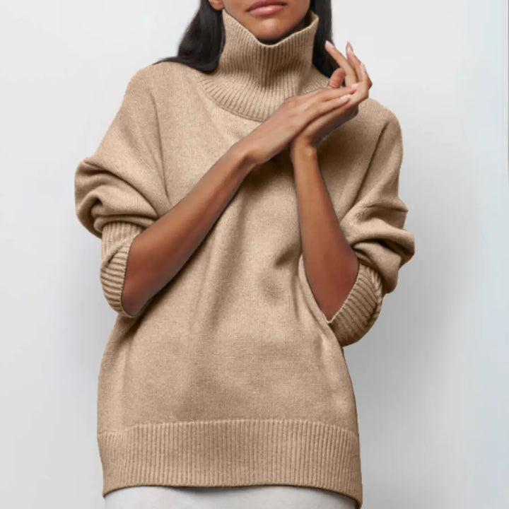 Arctic Sky Oversized Turtleneck Sweater Jasmine's Boutique Australia