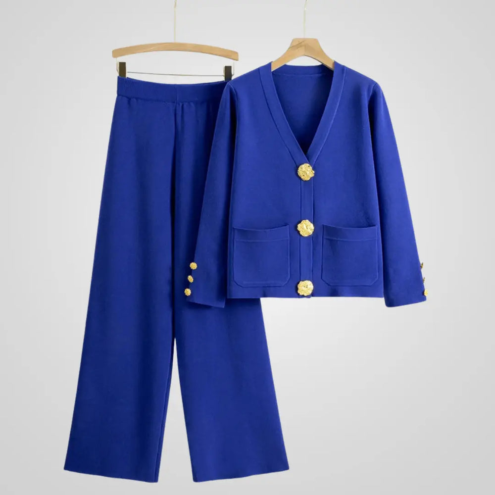 Gold Button Knit Set Jasmine's Boutique Australia