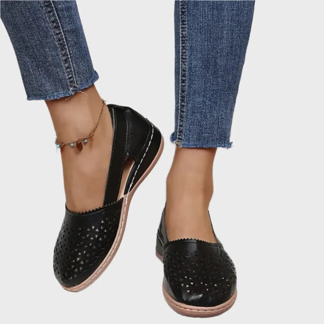 Breezy Cutout Comfort Flats Jasmine's Boutique Australia