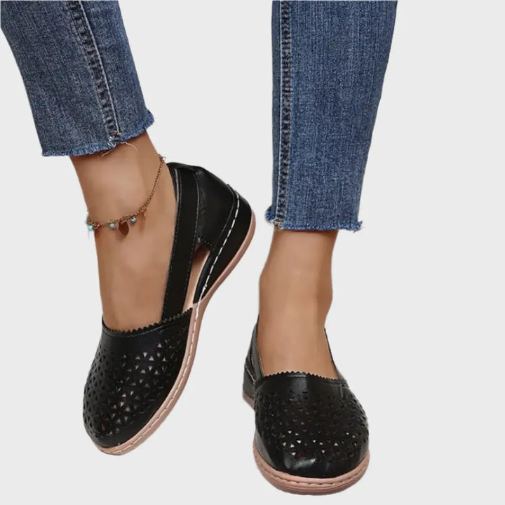 Breezy Cutout Comfort Flats Jasmine's Boutique Australia