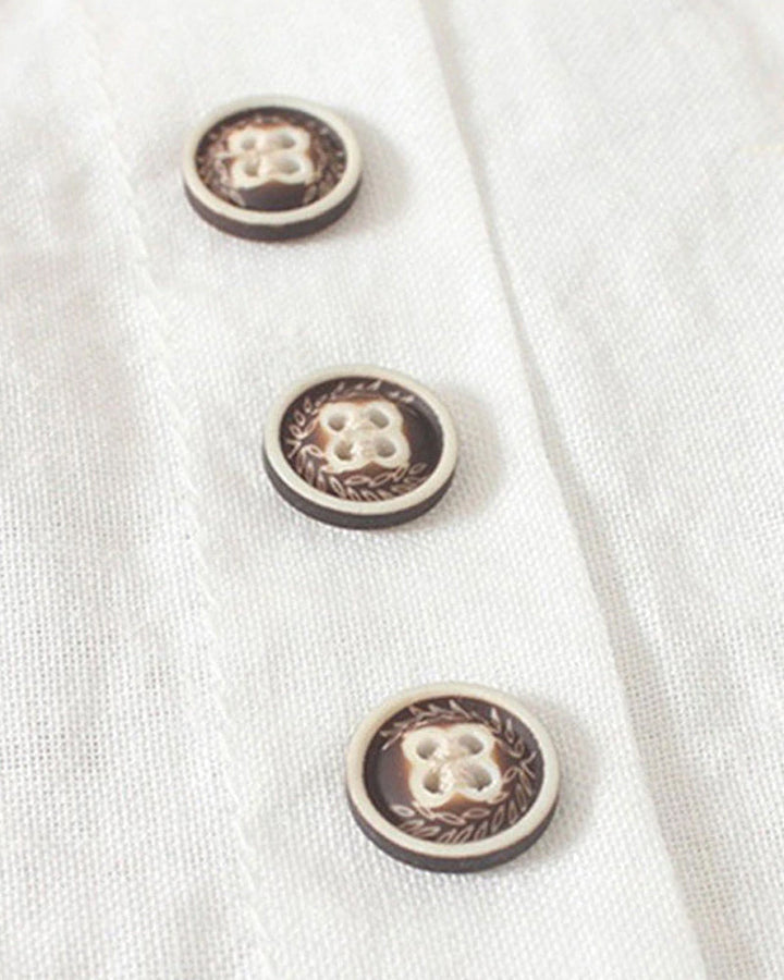 Short-Sleeve Button-Up Blouse Jasmine's Boutique Australia