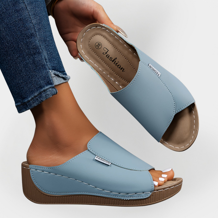 Orthopedic Leather Sandals Liora Lane Boutique