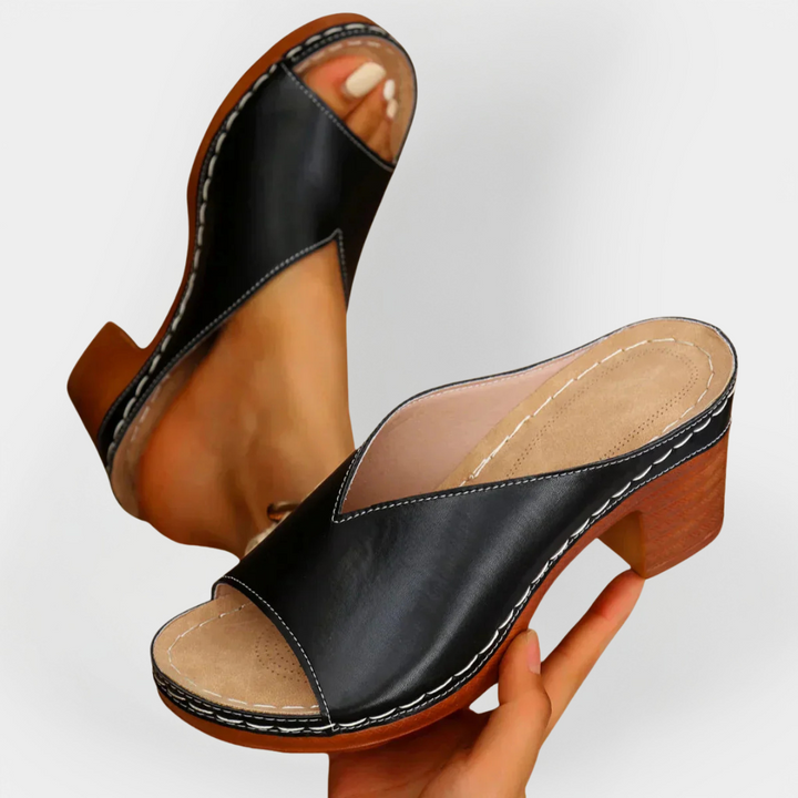 Orthopedic Sandals with Thick Heel Liora Lane Boutique