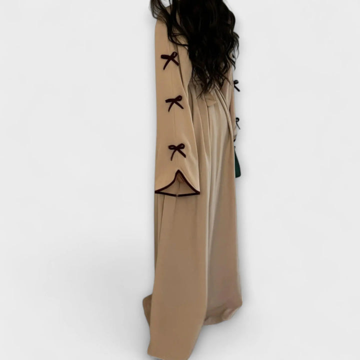 Stylish Cardigan and Dress Combined with Striped Decoration Jasmine's Boutique Australia
