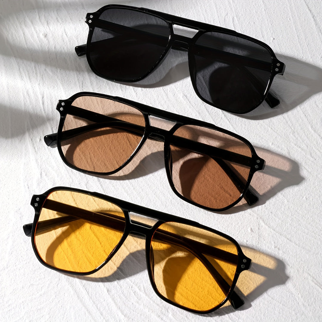 Square Glasses with Rivet Jasmine's Boutique Australia