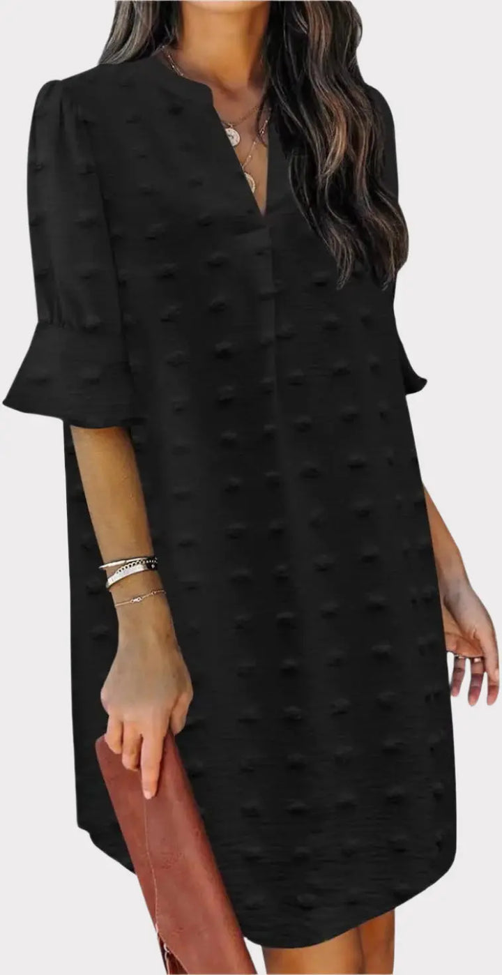 Summer Dresses for Women V Neck Ruffle Short Sleeve Casual Shift Dress Jasmine's Boutique Australia