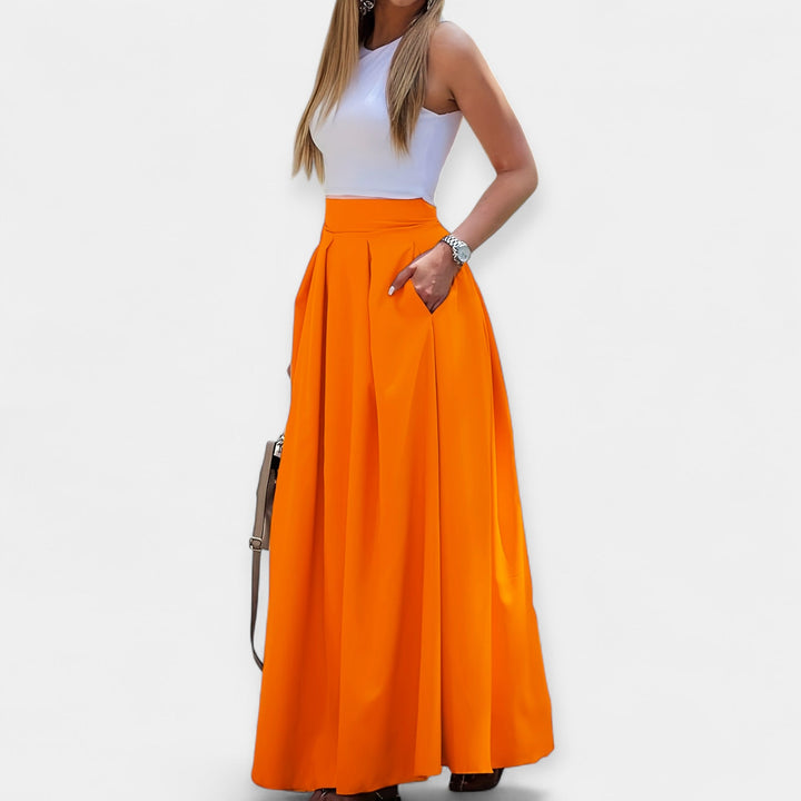 Blush Elegance Maxi Skirt Jasmine's Boutique Australia