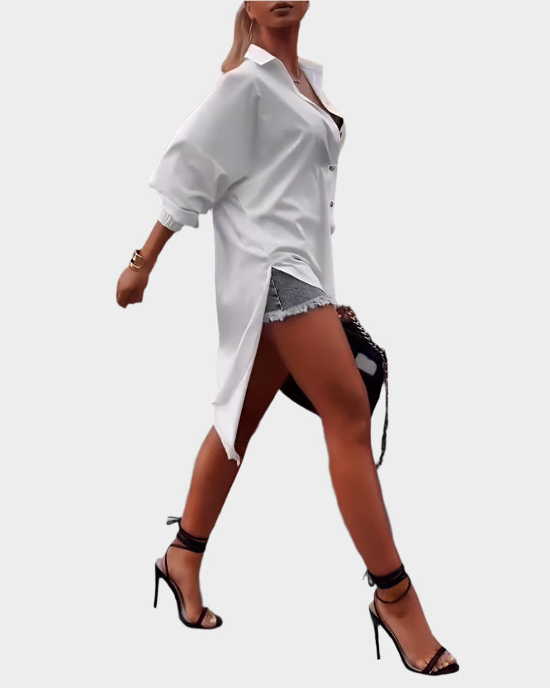 Shirt with Slit Jasmine's Boutique Australia
