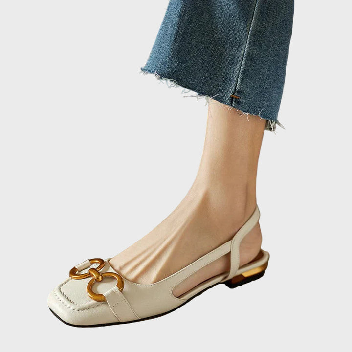 Midnight Elegance Slingback Flats Jasmine's Boutique Australia