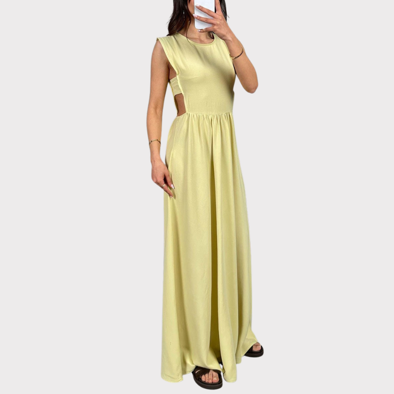 Delina | Cut-Out Maxi Dress Liora Lane Boutique