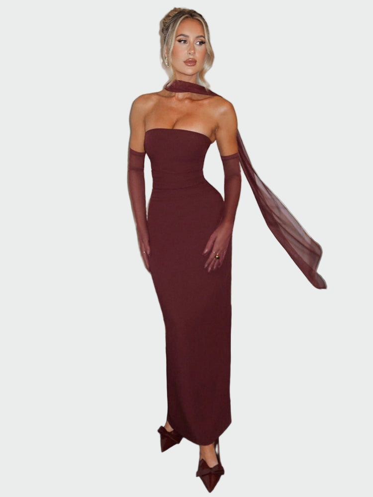 Strapless Lace Dress Set Jasmine's Boutique Australia