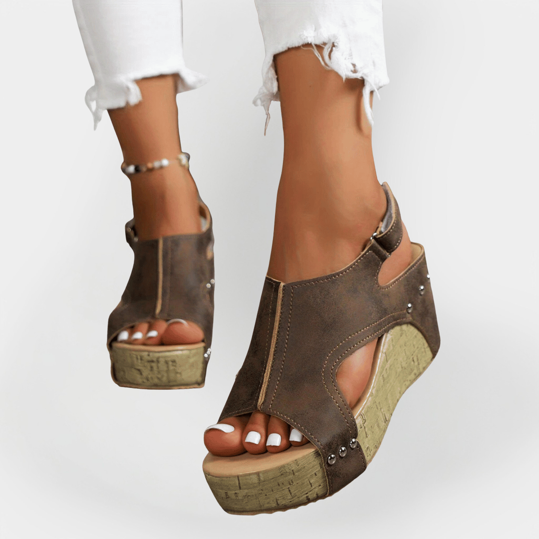Orthopedic Leather Platforms Liora Lane Boutique