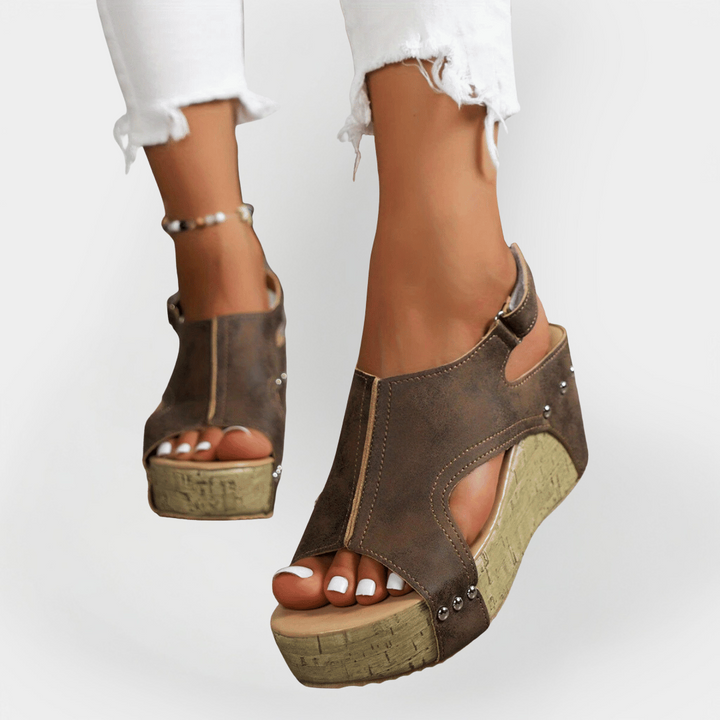 Orthopedic Leather Platforms Liora Lane Boutique