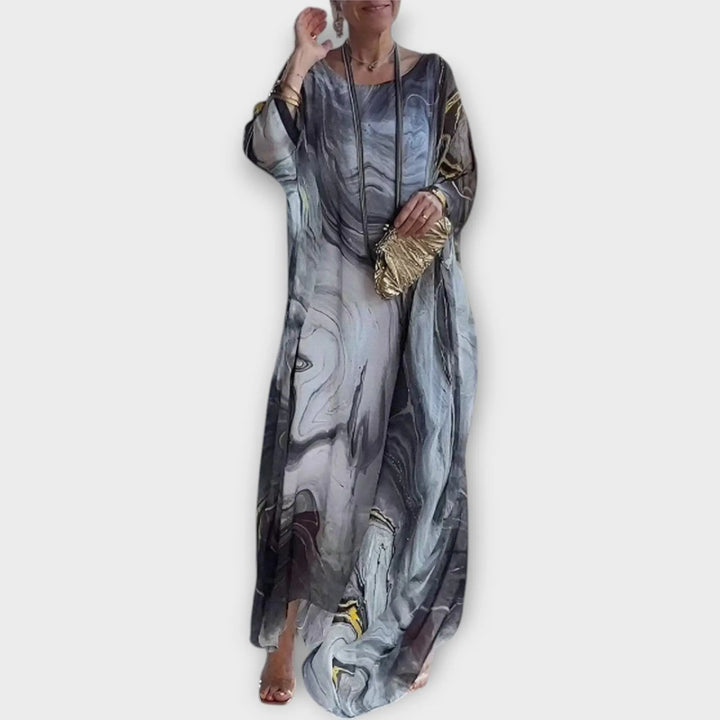 Maxi Kaftan with Sheer Texture Jasmine's Boutique Australia