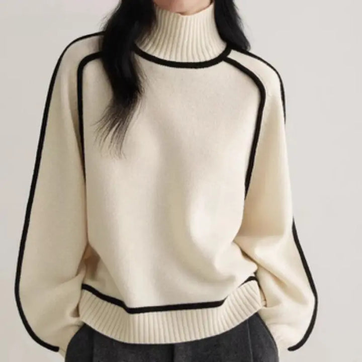 Modern Contrast Trim Sweater Jasmine's Boutique Australia
