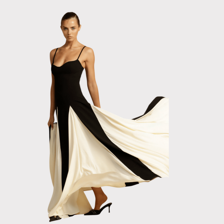 Catalina | Two-Tone Maxi Dress Liora Lane Boutique