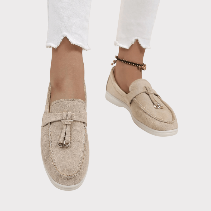 Coralie | Suede-Finish Everyday Loafers Liora Lane Boutique