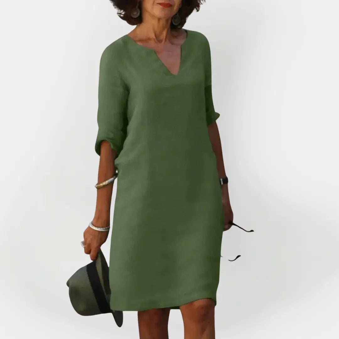 Everyday Dress with V Neckline Jasmine's Boutique Australia