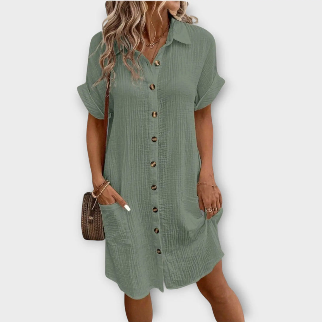 Summer Shirt Dress Jasmine's Boutique Australia