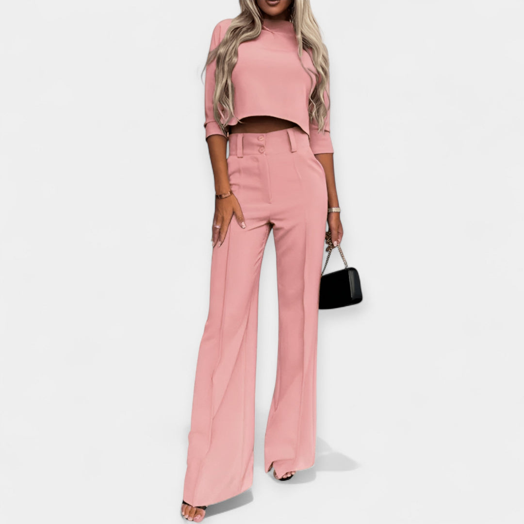 Crop Top and Pants Set Jasmine's Boutique Australia