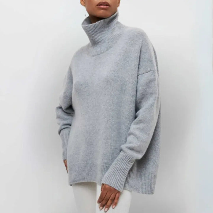 Arctic Sky Oversized Turtleneck Sweater Jasmine's Boutique Australia