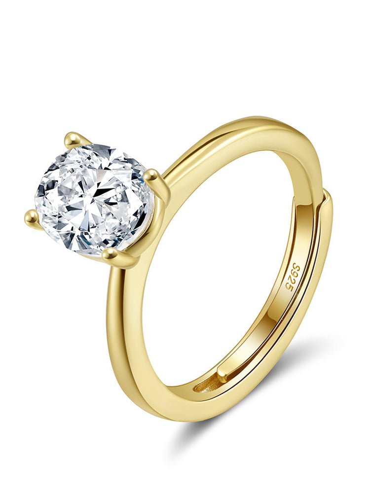 18 Karat Gold-Plated Ring Dusk Is Mine Jasmine's Boutique Australia