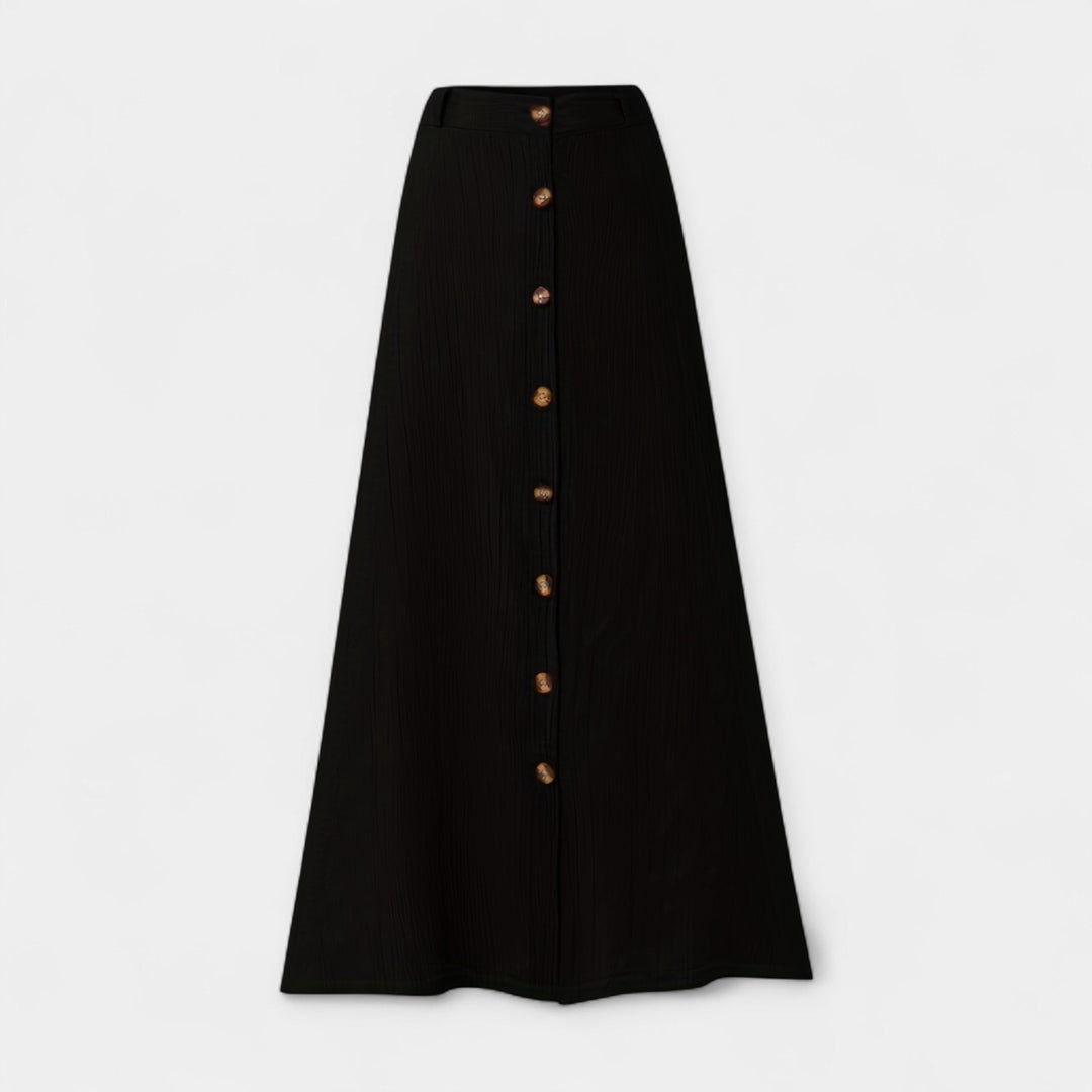 Button-Front Maxi Skirt Jasmine's Boutique Australia