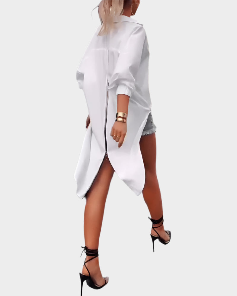 Shirt with Slit Jasmine's Boutique Australia