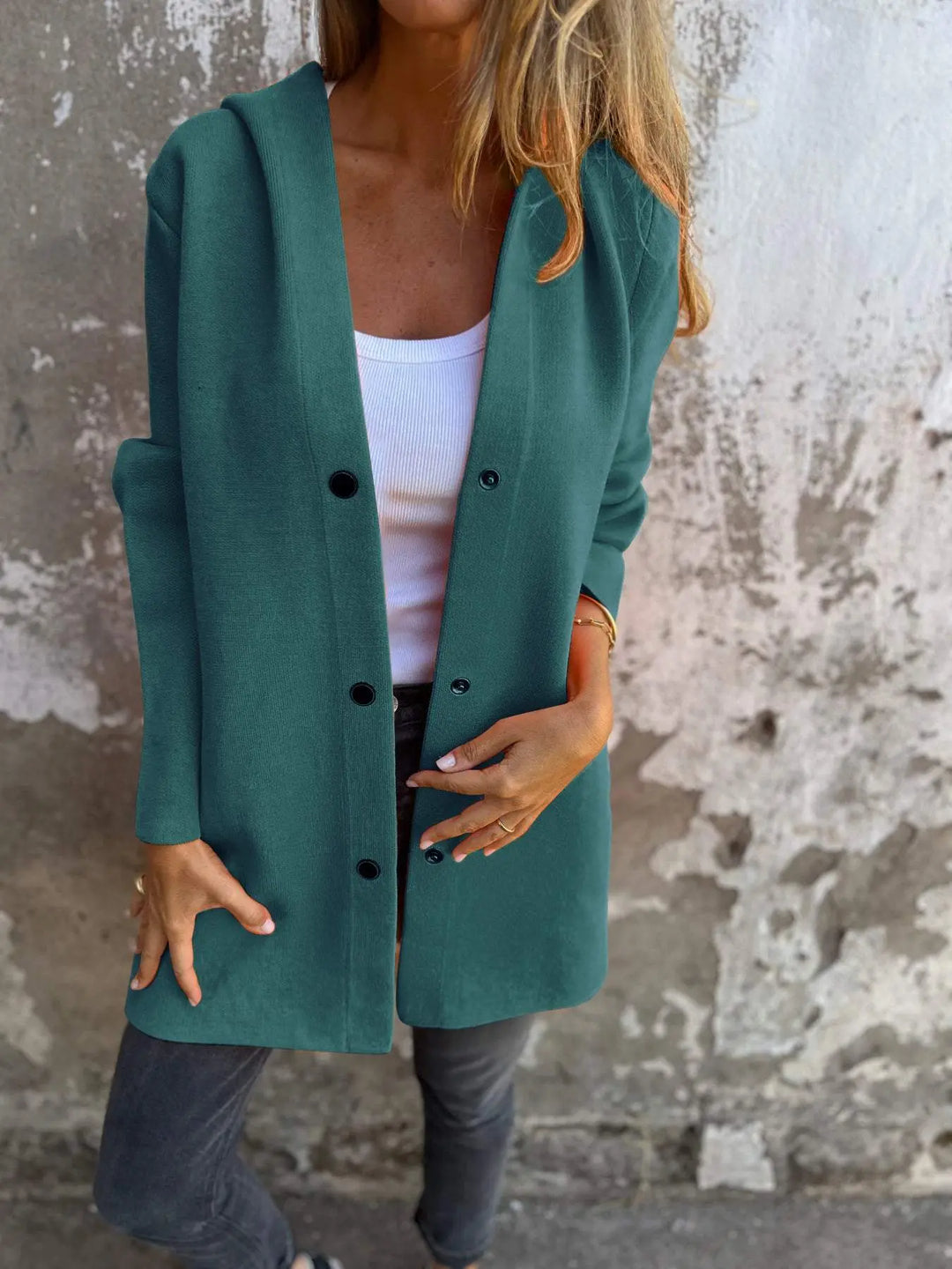 Scarlet Elegance Longline Coat Jasmine's Boutique Australia