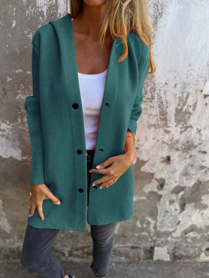 Scarlet Elegance Longline Coat Jasmine's Boutique Australia