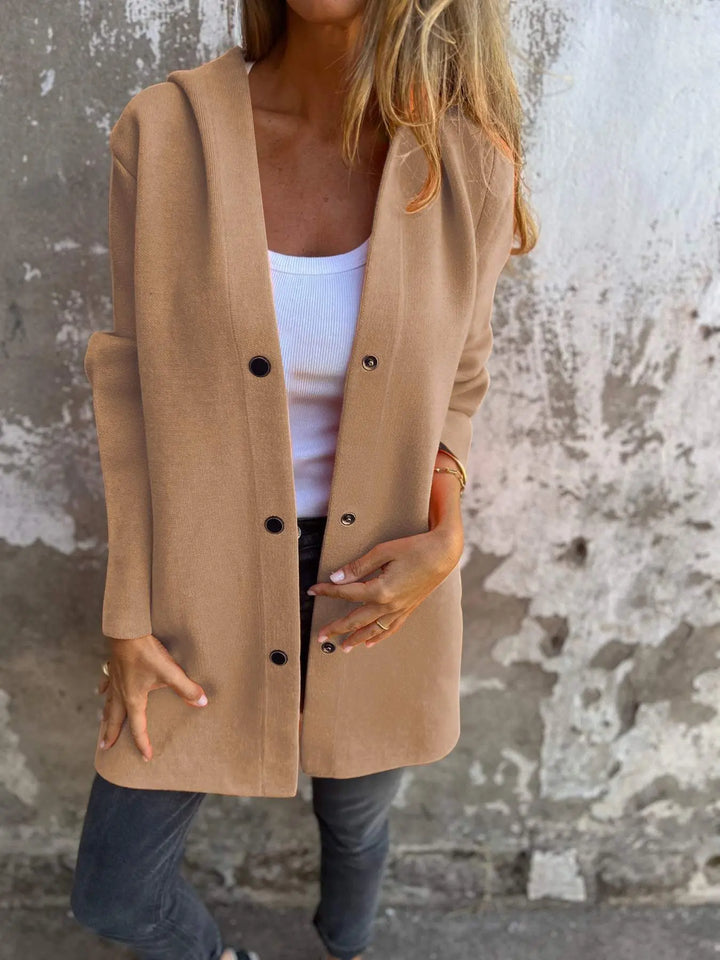 Scarlet Elegance Longline Coat Jasmine's Boutique Australia