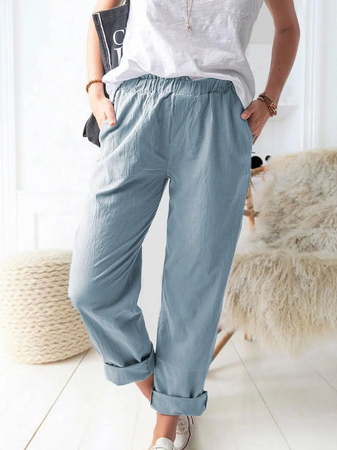 Coastal Breeze Relaxed Pants Jasmine's Boutique Australia